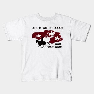 The Good the Bad and the Ugly - Theme Music Horses Montage Kids T-Shirt